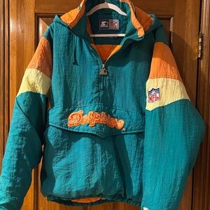 Vintage STARTER Miami Dolphins NFL Jacket